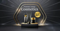Premium Luxury Cosmetics Ibinahaging Larawan sa Facebook template