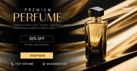 Premium Perfume banner ad Facebook Shared Image template