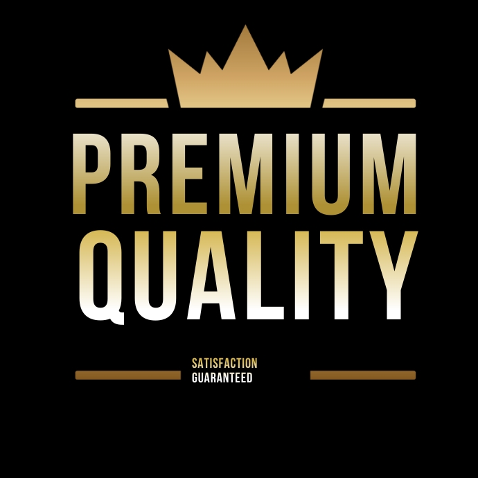 Premium Rates Logo Premium Quality Logo Design Template | PosterMyWall