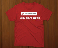 Premium T-shirt Mockup Template | High-resolution Editable Psd For Custom Apparel Designs" Large Rec