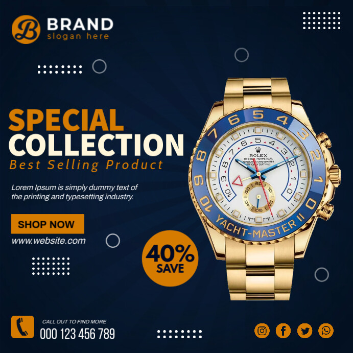 Copy of Premium Watch Collection | PosterMyWall