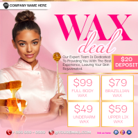 PREMIUM WAX SERVICES SPECIALS Pos Instagram template