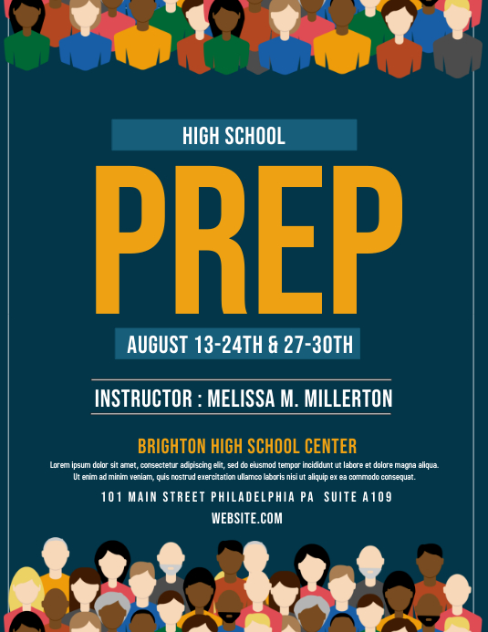 Prep Template | PosterMyWall