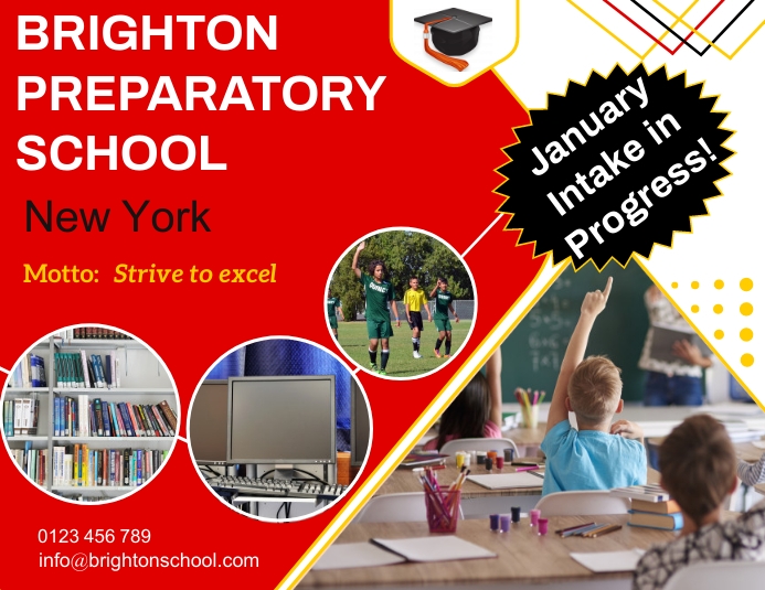 Copy of Preparatory school ad | PosterMyWall
