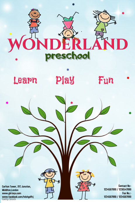 Copy Of Preschool PosterMyWall