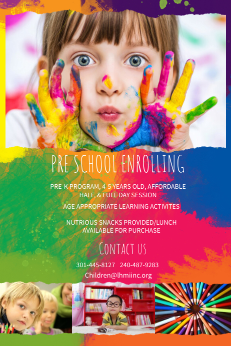 free printable montessori Poster Copy PosterMyWall Template Enrollment of Preschool free printable montessori Poster Copy PosterMyWall Template Enrollment of Preschool