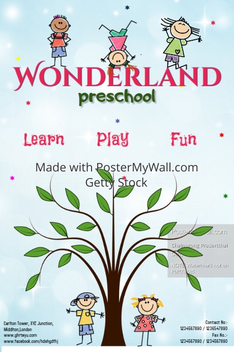 Copy of Preschool | PosterMyWall