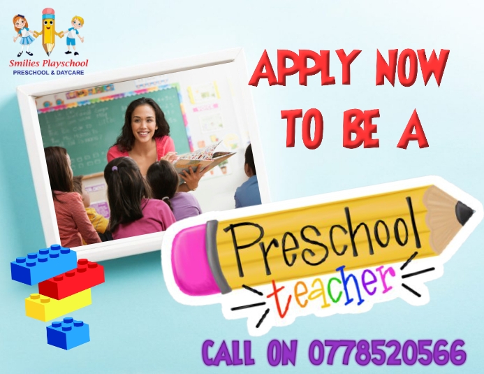 Preschool Teacher Job Vacancies 传单(美国信函) template