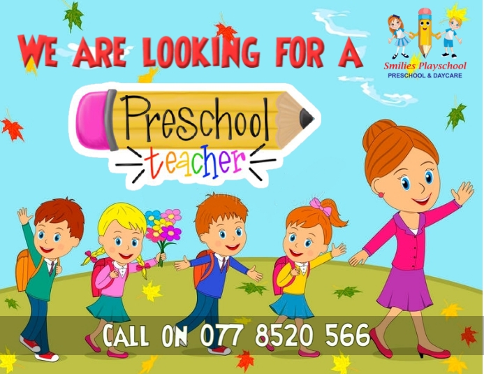 Copy of Preschool Teacher Job Vacancies PosterMyWall