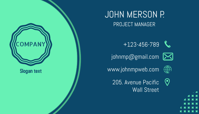 Presentation card Template | PosterMyWall