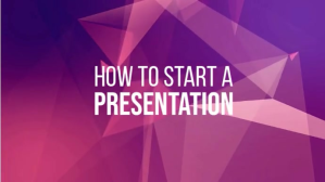 Presentation template
