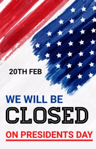 President's Day,Holiday Tabloid template