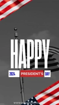 President's Day Digitalanzeige (9:16) template