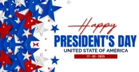 president's day Facebook 共享图片 template