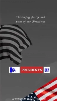 President's day รีลบน Instagram template