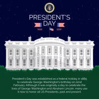 President's Day Instagram Post template