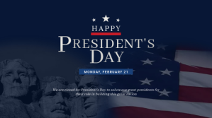 President's Day Twitter Post Twitter-opslag template