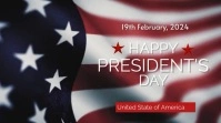 PRESIDENT'S DAY VIDEO Pantalla Digital (16:9) template