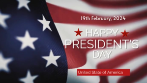 PRESIDENT'S DAY VIDEO Digitalt display (16:9) template