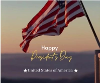 President’s Day Malaking Rektangle template