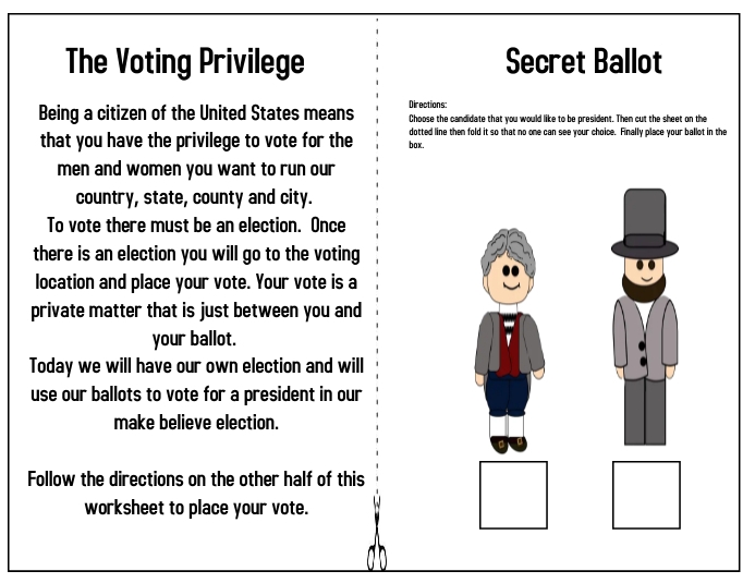 President’s Day Election Secret Ballot Template | PosterMyWall