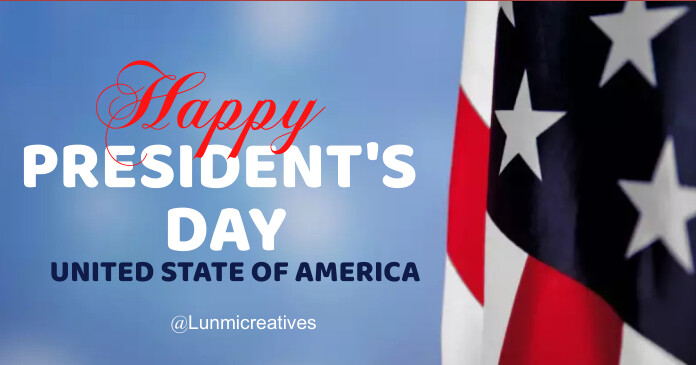 President's day Obraz udostępniany na Facebooku template