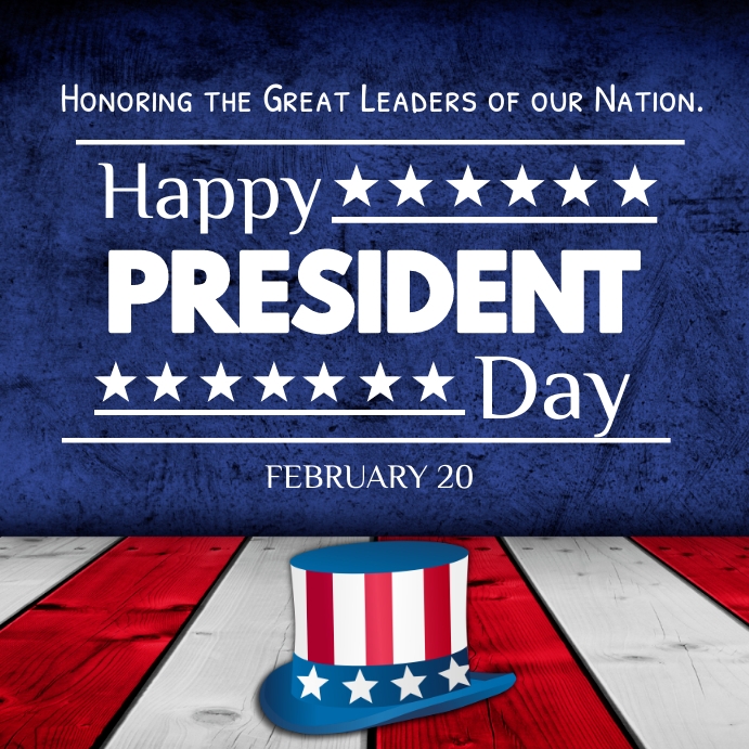 President's Day Instagram Post. Template | PosterMyWall