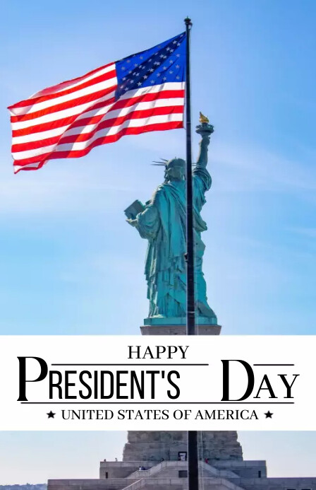 President's Day Poster Tabloid template