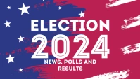 President campaign Election 2020 blog header template