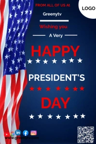 President day flyer template Tumblr 图片