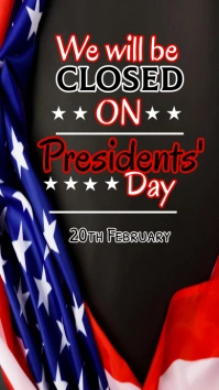 president day instagram story template