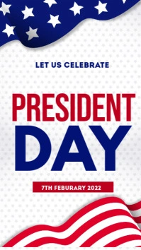 President day Instagram story post template