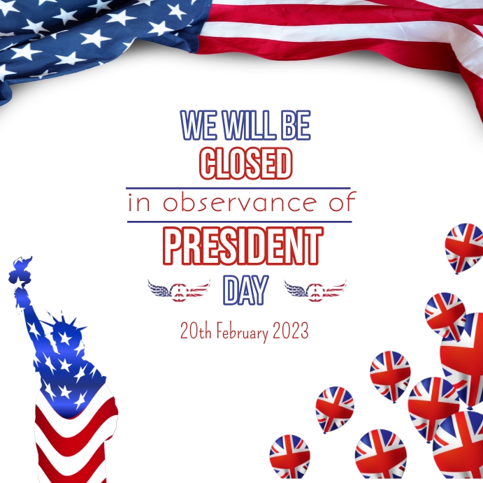 president day instagram template | PosterMyWall