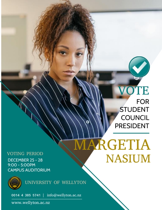 President Election Flyer Template PosterMyWall