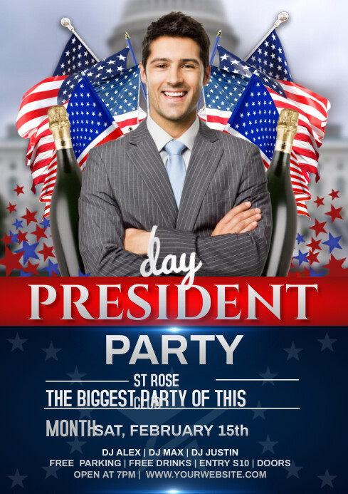 Introduction President Designs PRESIDENT PARTY Template | PosterMyWall