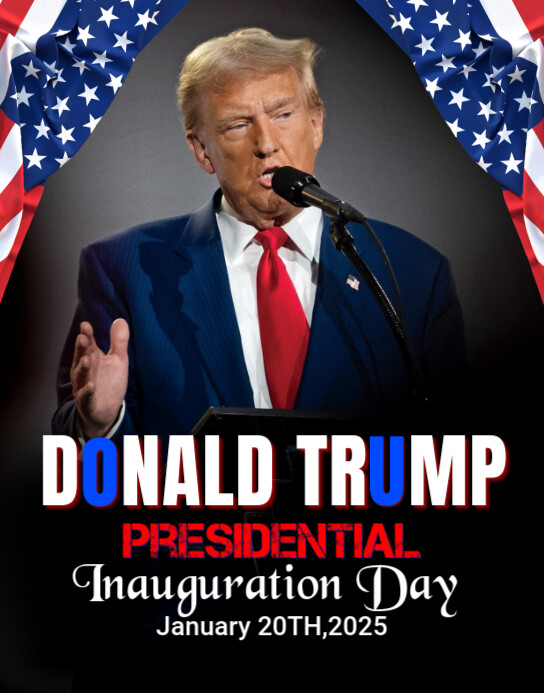 presidential inauguration 2025 Template | PosterMyWall