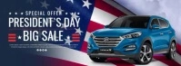 Presidents Car Sale Facebook Cover Photo template