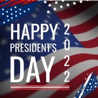 Presidents Day 2022 Video Template Квадрат (1 : 1)