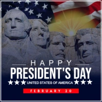 Presidents day Instagram Post template