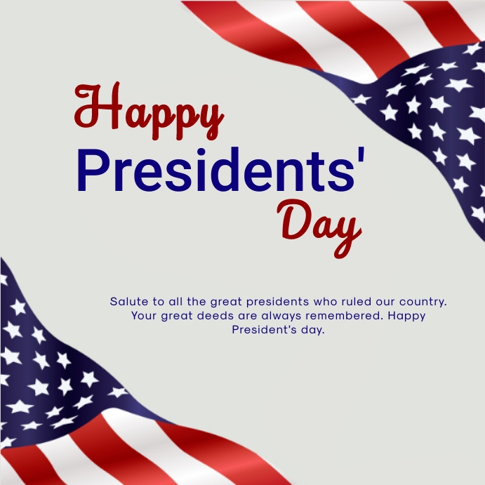 Presidents Day Template PosterMyWall presidents-day-template-postermywall
