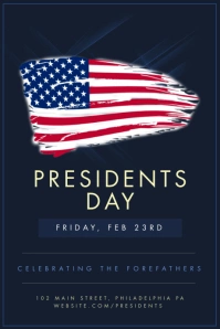 Presidents day Grafika na Tumblr template