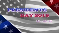 PRESIDENTS DAY Tampilan Digital (16:9) template