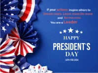 Presidents day HAPPY PRESIDENT DAY Znak podwórkowy template