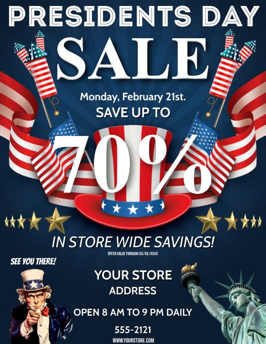 PRESIDENTS DAY SALE PosterMyWall