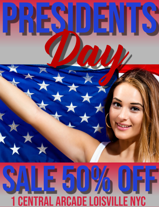 Copy of presidents day SALE PosterMyWall