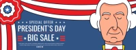 Presidents Special Day Offer Cover na Larawan ng Facebook template