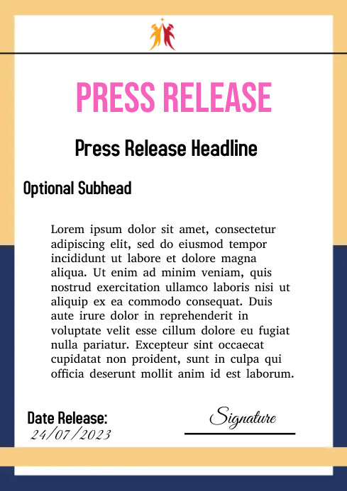 Press Release Conference letters Template | PosterMyWall