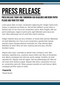 Release Template | PosterMyWall