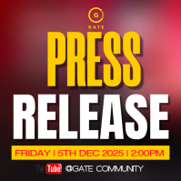 press release flyer Pos Instagram template