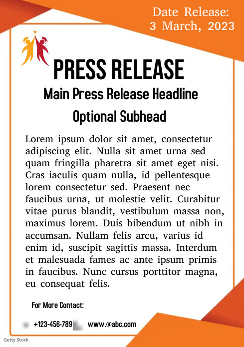 Release Copy Copy of Press Release letters | PosterMyWall